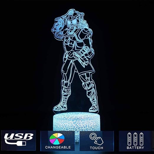 amazon com 3d night light apex bloodhound led colorful touch remote control game lights usb powered acrylic projection panel suitable for bedroom decoration home kitchen 3d night light apex bloodhound led colorful touch remote control game lights usb powered acrylic projection panel suitable for bedroom decoration