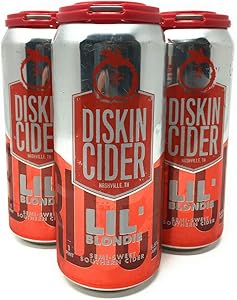 DISKIN CIDER Cider Lil Blondie Semi Sweet Can 16Fz 4Pk, 16 FZ