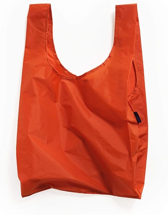 BAGGU Standard Reusable Shopping Bag, Ripstop Nylon Grocery