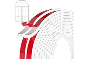 Ganggend 66FT Window Grid Kit, Window Grille Inserts Grid Kit TPE Self-Adhesive Peel and Stick Trim Molding Flexible Molding Trim for Windows Door Frames Simulated Decoration