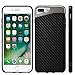 iPhone 8 Plus, iPhone 7 Plus Compatible Case, Microseven [Carbon Fiber Finish] [Light Thin Cover] [Non Slip] [Bulit-in Metal Plate Works with a Magnet Mount ] Case for iPhone 8 Plus,7 Plus