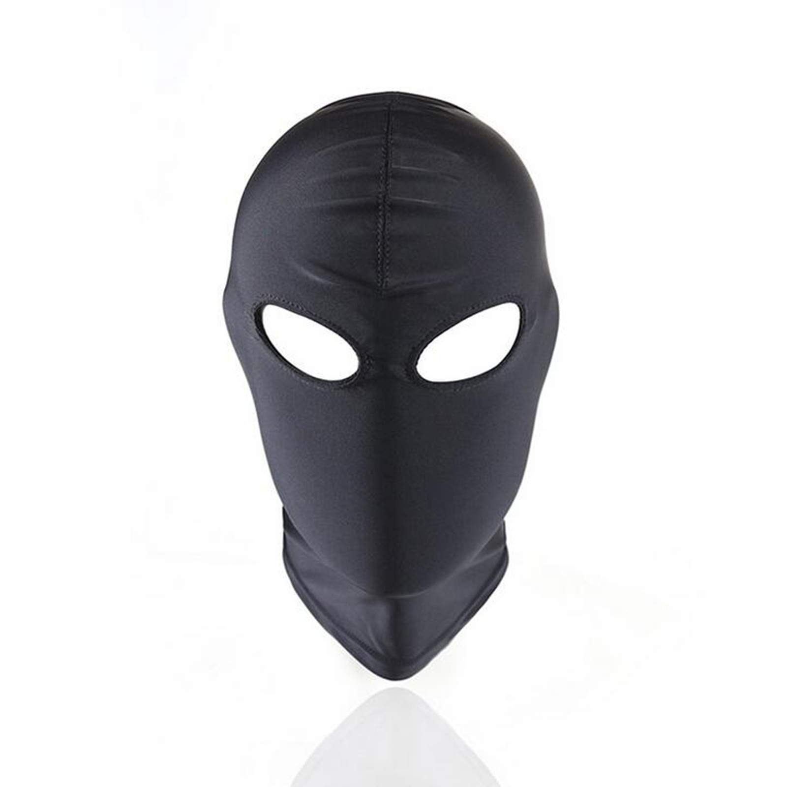 JIAHAO Role Play Costume Full Head Face Cover Headgear Mask Hood Blindfold for Both Woman and Man(Open Eyes Only)