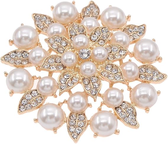 Amazon Co Jp ライチ Lychee 1個入り 花モチーフ 靴飾り ビーズとラインストーン飾り 8枚花びら アンティークスタイル 金古美 ゴージャス シューアクセサリー シューズクリップ ワンタッチ着脱 服 ファッション小物