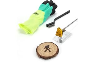 AIMOADO Branding Iron, 1 1/2" Wood Branding Iron for Woodworking Leather Hats, BBQ Steak Bread Logo Branding Iron for Food