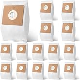 15 Pack Replacement HEPA Filter Bags AHLR-2 for Atrix Canister Vacuums | Fit 2-Quart Atrix AHSC-1 Lil' Red Vac, HEPA 3-Layer Non-woven &amp; Meltblown Filtration Material, High Efficiency