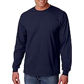 Gildan Ultra Cotton 6 oz. Long-Sleeve T-Shirt (G240) NAVY