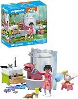 Playmobil Animal Bath Time 71950 | Animals & Friends Toy Bath Set for 4+