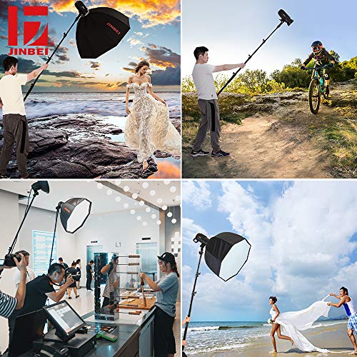 JINBEI HD-230 Monopod 7.5ft / 230cm Telescoping Reflector Holder Arm, Holding 31 to 90 inch Reflector Disc - Thumbnail 4