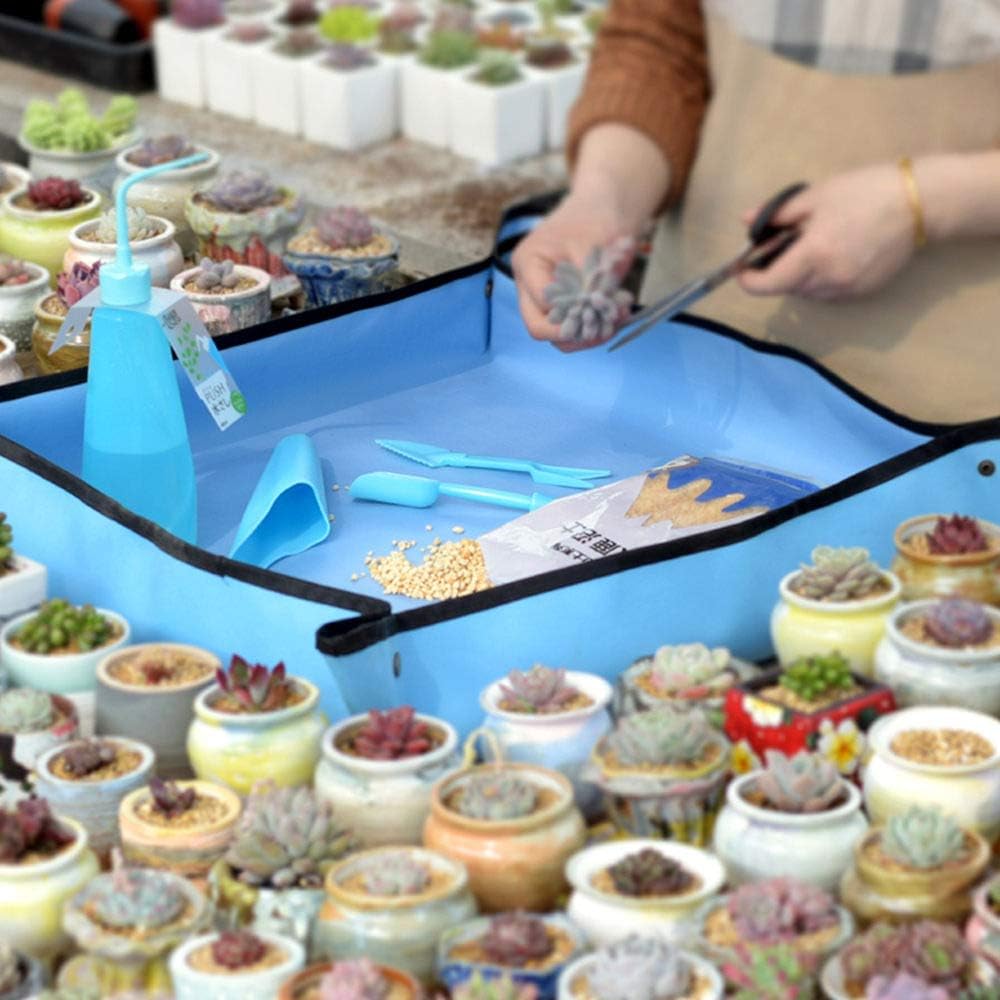 GRAWILL Potting Tray Plant Mat Transplanting Repotting Pot Pad Indoor