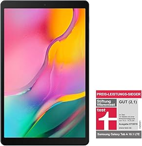 Samsung Galaxy Tab A (2019,4G/LTE) SM-T515 32GB 10.1" Factory Unlocked Wi-Fi + 4G/LTE Tablet - International Version, No Warranty (Black)