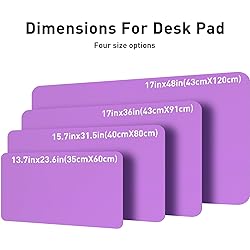 Aothia Leather Desk Pad Protector, Mouse