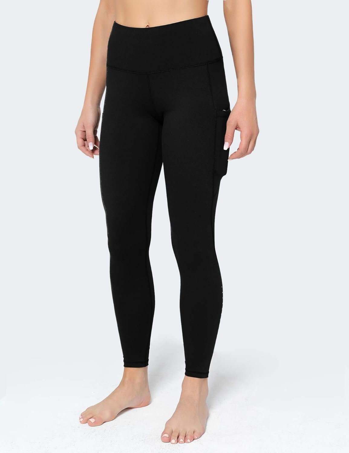 POSHDIVAH Ultra Soft Yoga Pants for Women High Waisted Tummy Control Workout Leggings with Pockets at  Women’s Clothing store
