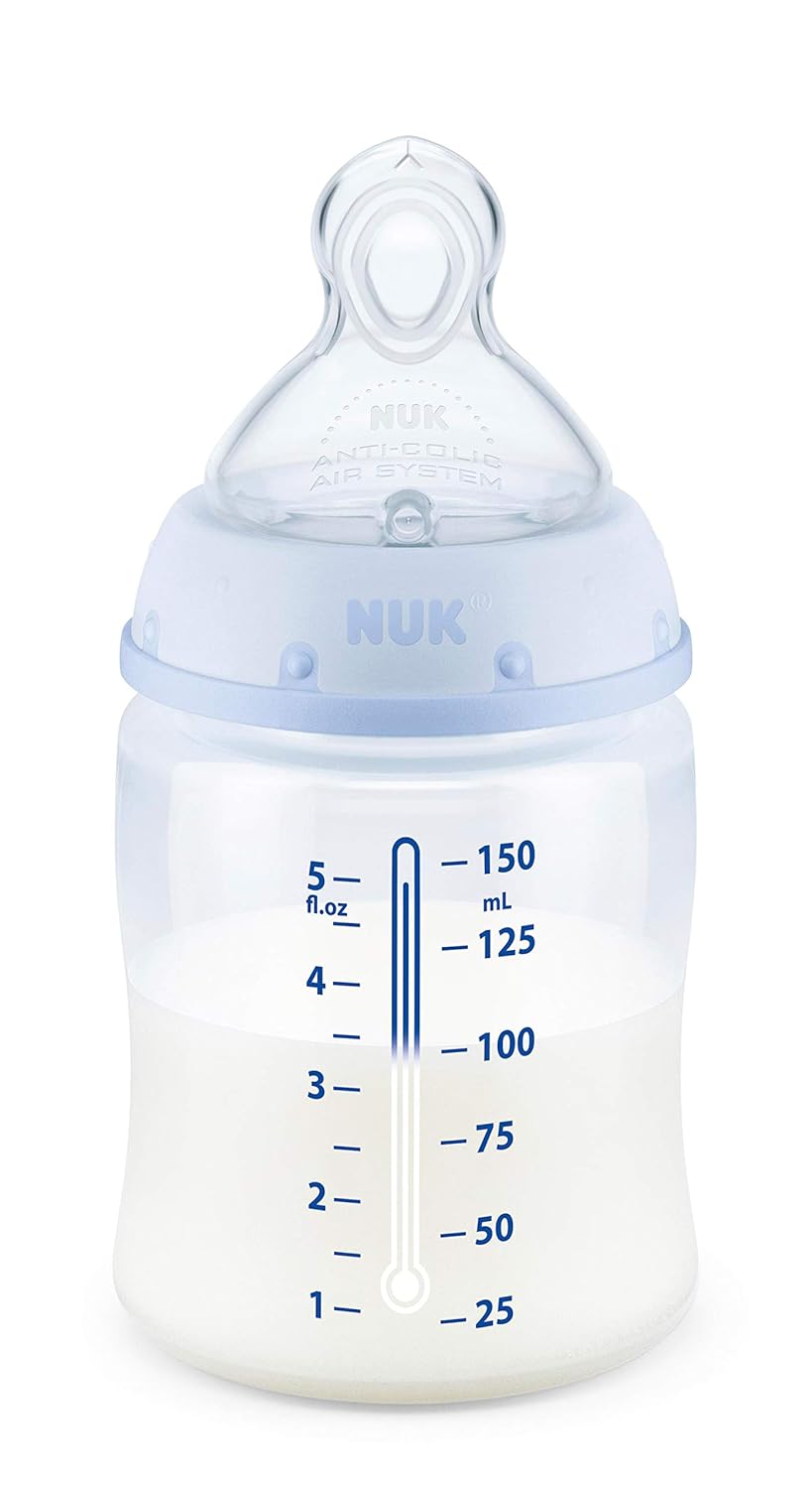 NUK Smooth Flow Anti-Colic Bottle, 5 Oz, 3 Pack : Baby