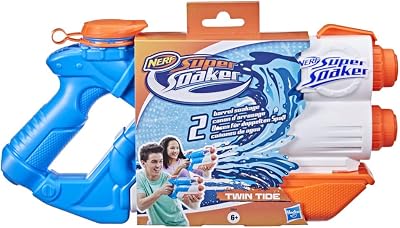 Nerf Super Soaker Twin Tide Water Blaster Twin Barrel Pump Action