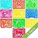 Large Plastic Papel Picado Banner - 15 Feet Long - Two Designs to choose from (3 Pack, Mexico Querido)