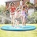 Minto toy [2020 Updated] Splash Pad, Sprinkler for Kids Sprinkler Pad Water Toys Mat for Children Summer Outdoor Fun Toys with Baby Wading Pool for Toddlers, Baby, Boys and Girls