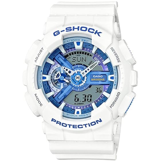 light blue g shock watch