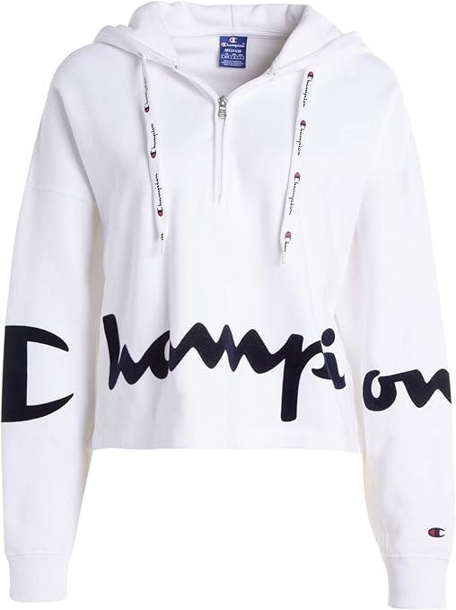 Champion Women's Hooded Sweatshirt White, 111915, White (white), XL Amazon.co.uk Clothing