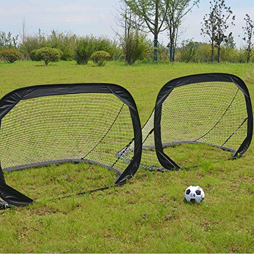 image for porayhut Large Size 6FT Pop Up Soccer Goal Sets ,Training Soccer Goal 
