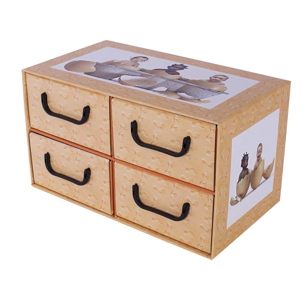 Miss Space 4 Drawer Cardboard Storage Chest Baby Eggs Amazon Co