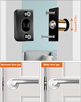 Jiayi Ball Door Catches 2 Pack Stainless Steel Adjustable Closet Door Latches view 4