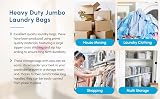 1ABOVE 3 Packs Medium Laundry Storage Bags 57x47x30cm Random Colour view 5