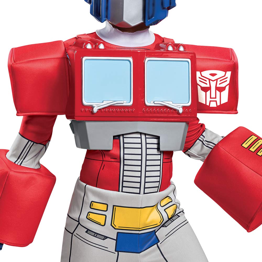 Disguise Costume Optimus Prime Con Licenza Ufficiale – Vestito Per Bambini Con Corpetto Imbottito E Maschera, Per Halloween E Giochi Di Ruolo