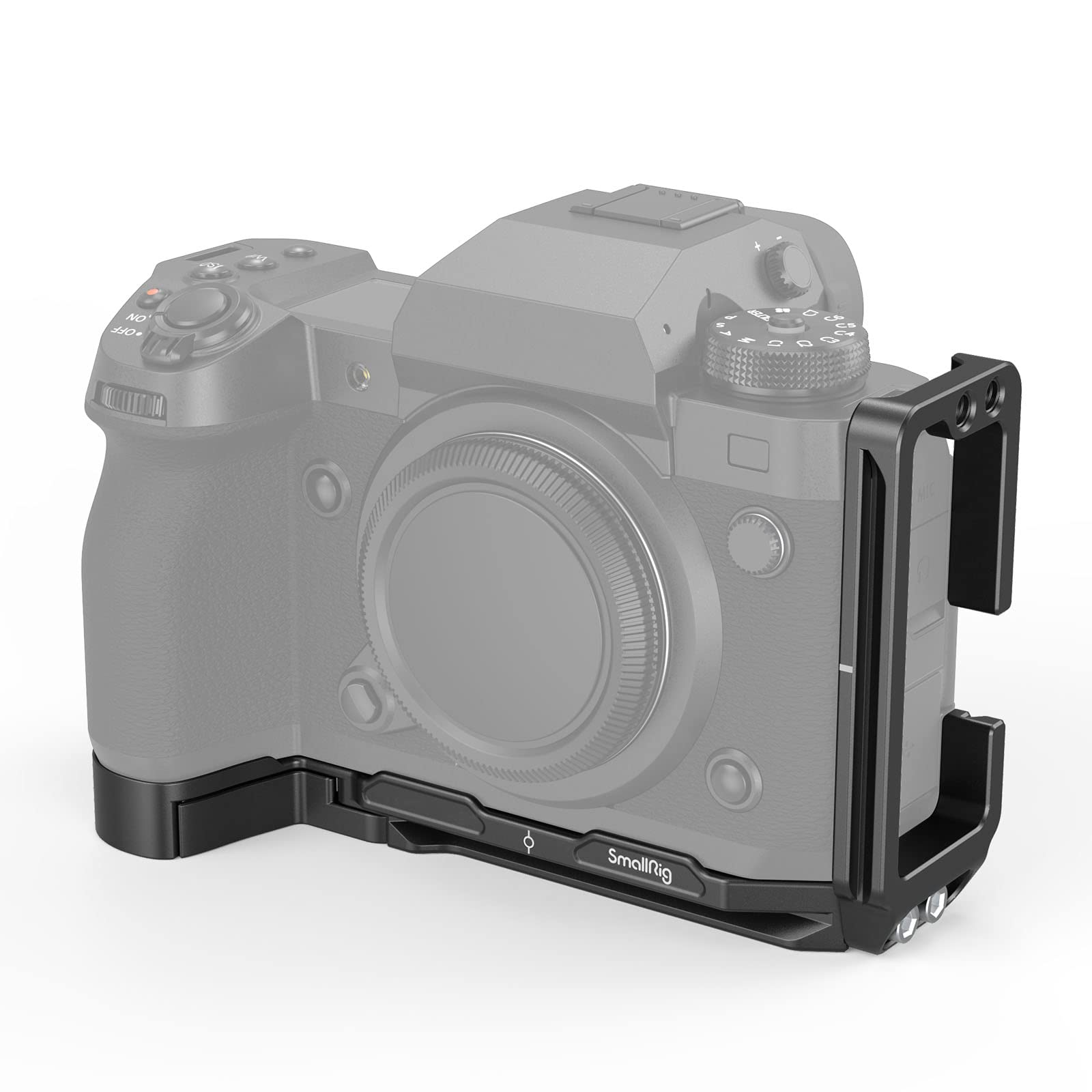 SMALLRIG X-H2S/ X-H2 L Bracket for FUJIFILM X-H2S/X-H2 with Built-in Quick Release Plate for Arca-Swiss, 1/4"-20 Threaded Holes and Wrist Strap Hole - 3928B