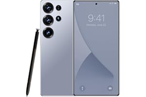 SHUNXINHANG S25 Ultra 5G Unlocked Cell Phone, 16GB+512GB Phone, 6.9" 120Hz Display Smartphone, 108MP Clarity Camera, 7000mAh Long-Lasting Battery, Android 16, Dual SIM/Face ID/GPS-Blue - 1