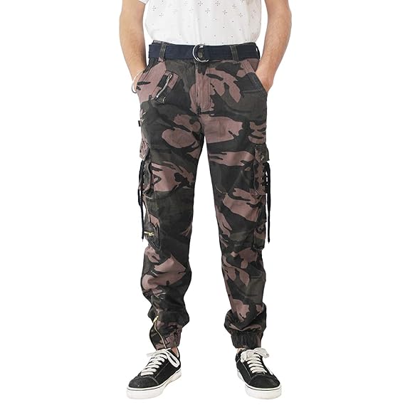army print pants