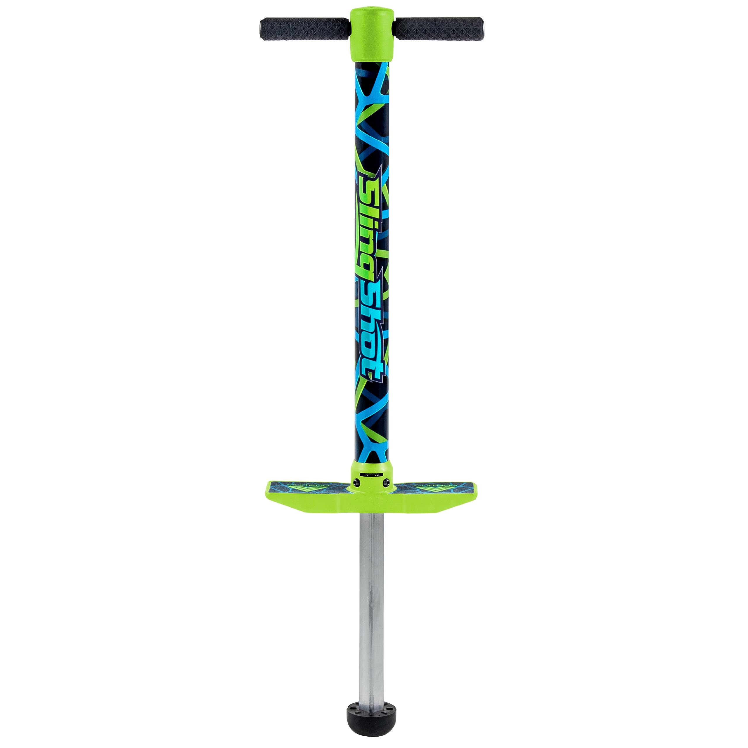 Vurtego Slingshot Pogo Stick – Patented Air-Powered Adjustable Spring for Controlled Jumps Over 5ft, Pogo Stick for Kids Age 5 and up, and Adults, Outdoor Toys, 40 to 180lbs, Durable, Lightweight