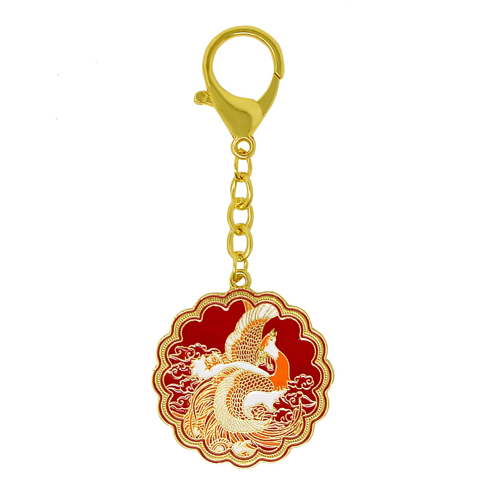 Juanxian FengShui Mighty Phoenix New Luck Keychain W5031