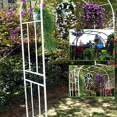 GEREP Selbstversammlung Eisen Rosenbogen Torbogen Gartenbogen, für Kletterpflanzen und Rosen, Witterungsbeständig/golden / W1.8×H2.4m – Bild 6