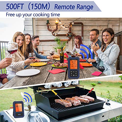 1 Thermometer+Wireless+Grilling+Accurate+Included