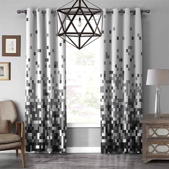 All of better Black and White Art Decor Beautiful Curtains, Geometric