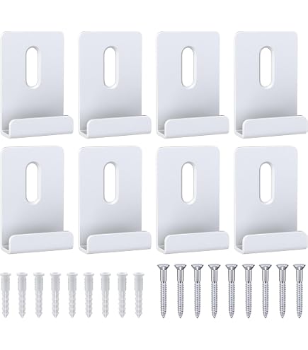 Hillman Spiegel-Clips – 12 Stück, Filzgefüttert, 1/2 X 1 Zoll, Aus Stahl, Für Sicheren Halt