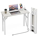 TEMI Small Computer Desk Folding Table - No