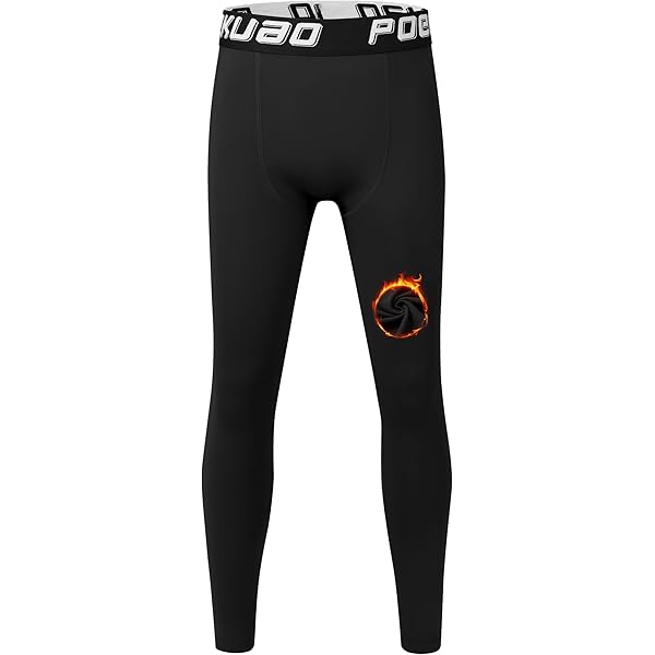 Amazon.com: Boys Thermal Compression Leggings Pants Youth Fleece