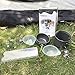 TOMSHOO Camping Cookware Set, Hiking Backpacking Cooking Picnic Cooking Pot Pan Bowl Spoon Fork Spork Cutlery Dinnerware Folding Piezo Ignition Campingthumb 2