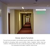 Hopcd LED Exit Sign AC220V 3W Emergency Safety Indicator Light PMMA Panel view 4