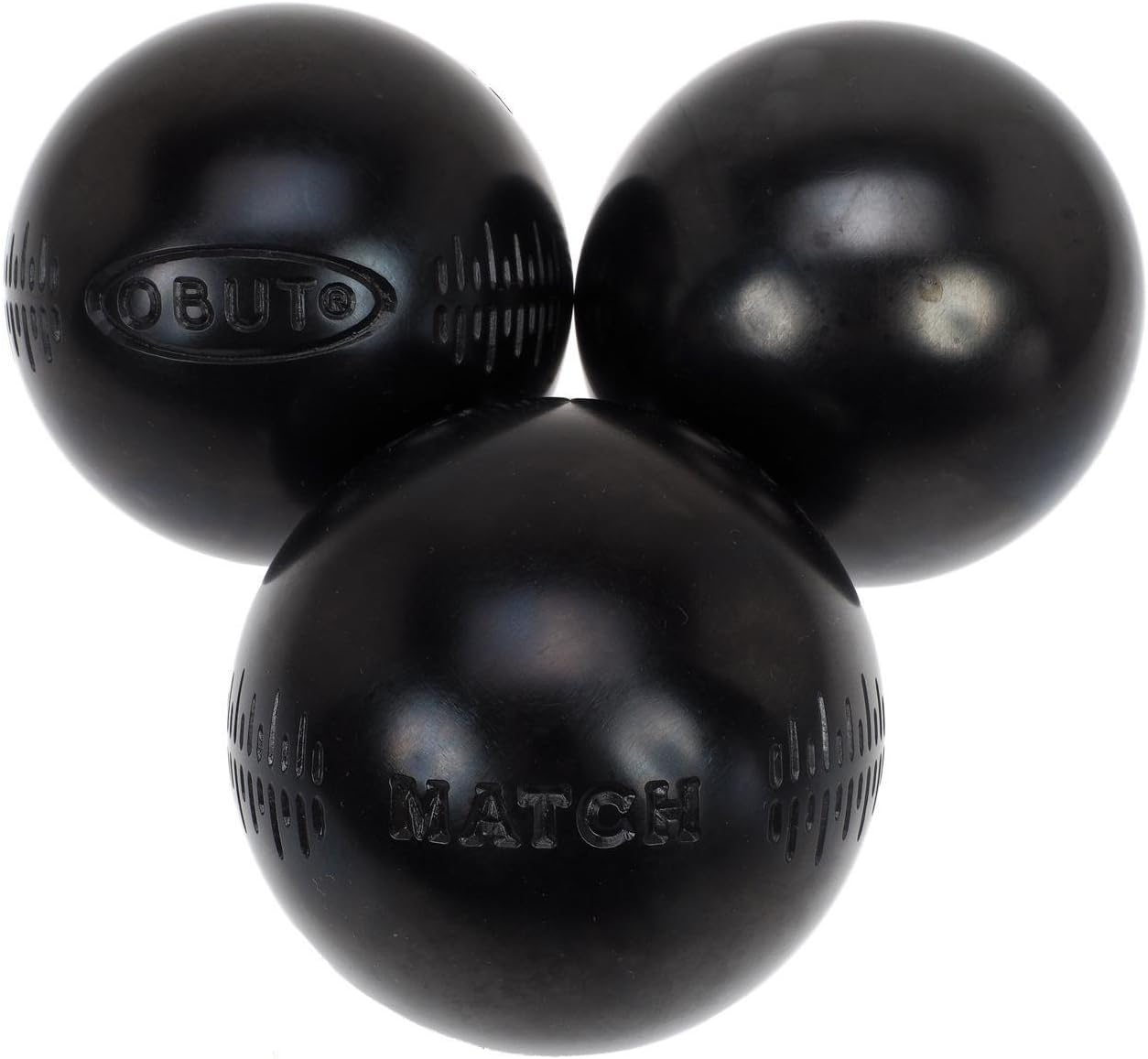 Obut - Match Black Soft 72 M - Petanque Balls 1/2