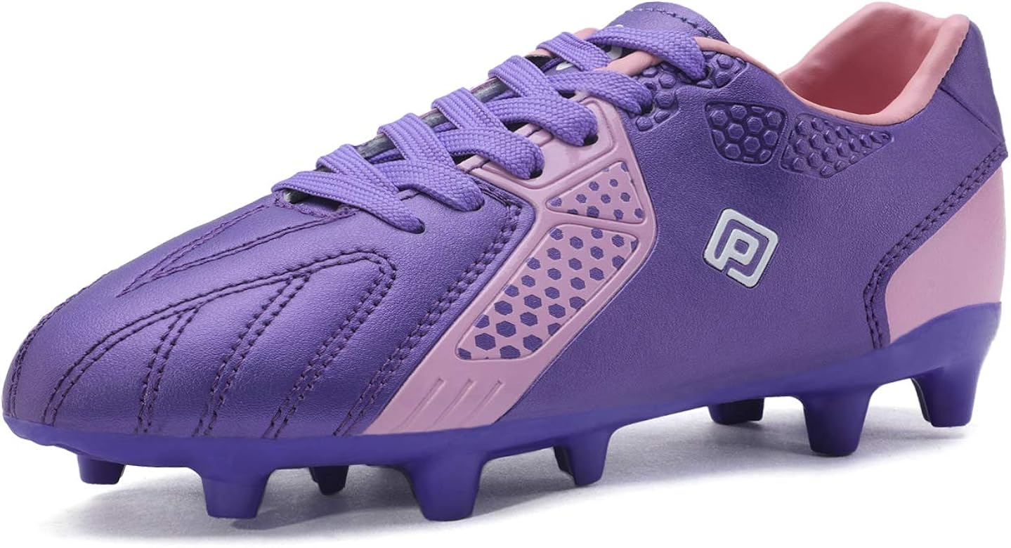 youth purple football cleats