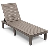VINGLI Outdoor Chaise Lounge Chair with 5-Level