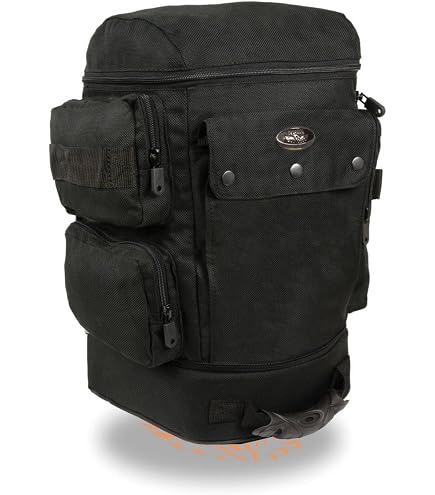 Amazon.com: Motorcycle Sissy Bar Bag - Weather Proof Black