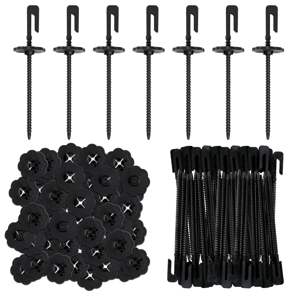Solar Panel Guard Clips, 28 mm Nylon Solar Panel Bird Proofing Kit Bird Wire Bird Guard For Solar Panels, New Solar Panel Netting Clips Bird Mesh Clips (100)