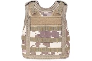 HAICHEN TEC Ferret Clothes Small Animals Harness Military Style Adjustable Shoulder Straps Soft Mesh Comfort Durable Nylon Padded Vest Ferret Guinea Pig Hamster Bunny Kitten Puppy Small Pet Clothes Accessory