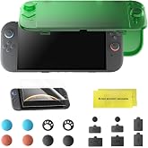 Protective Case for Nintend0 Switch 2, Ultra Slim Cover Accessories Set | All-in-One Accessory kit: Complete Switch 2 Protection Bundle Includes Case, Screen Film, Thumb Grips and Dust Plugs