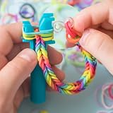Gunwon 240 Pieces S Clips Loom Bands Clips Plastic Connectors Transparent White view 3