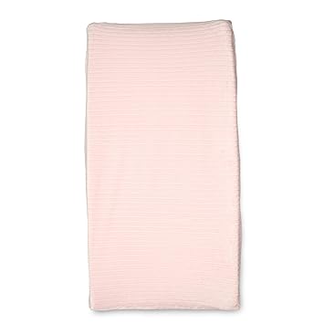 light pink changing pad cover