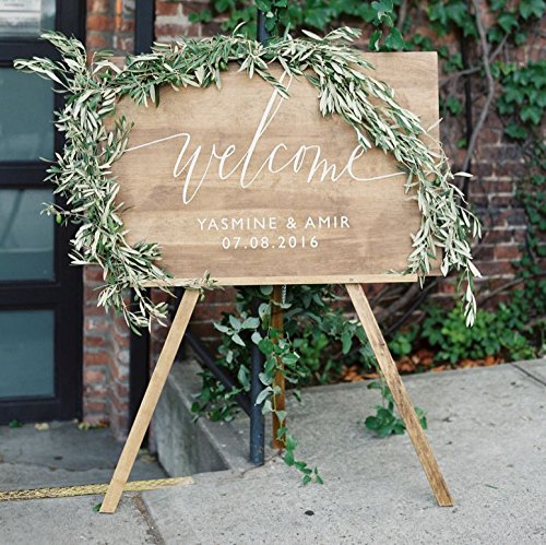 Rustic Wedding Easel | Wood Wedding Easel | Wooden Wedding Easel | Easel | Chalkboard Easel | Rustic Wedding Sign Easel